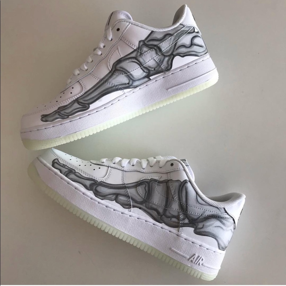 Nike air force1 glow skeletal force sneakers - Picture 6 of 8